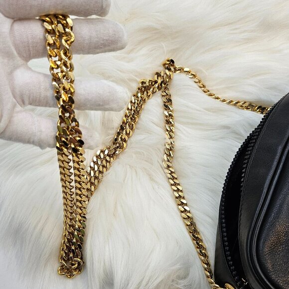 Céline Embroidered Triomphe Leather Crossbody Bag - Picture 7 of 17